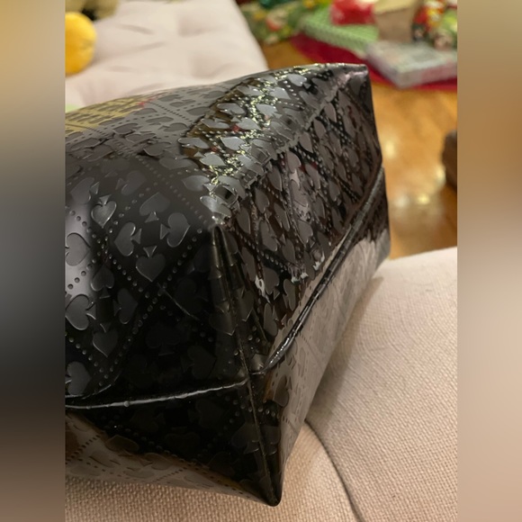 KATE SPADE NEW YORK Women's Black Patent Leather Tote Bag Org. $399 AUTH NWOT - Picture 5 of 16
